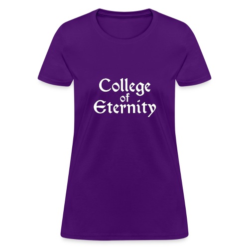 College of Eternity Logo White - Women's T-Shirt