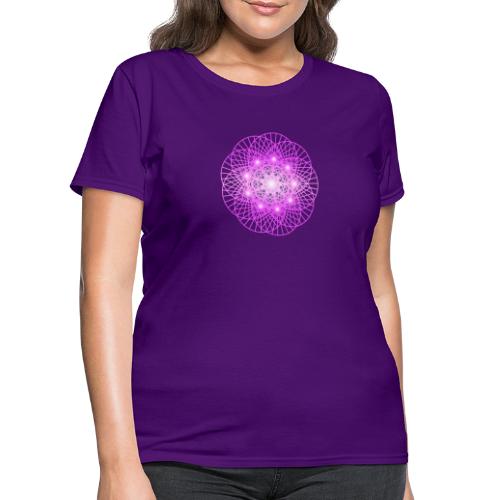 Detoxifier (Round): Pink - HealingCodeCards.com - Women's T-Shirt