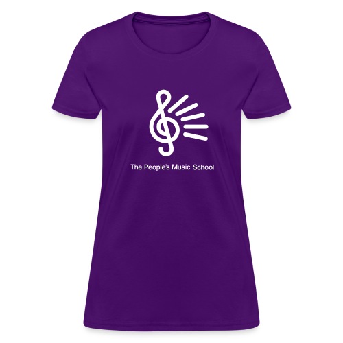 Treble Clef The People's Music School - Women's T-Shirt