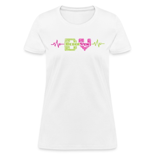 bebopvoxtextinsidetext - Women's T-Shirt