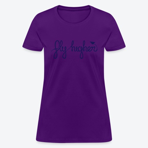 Fly Higher - Navy - Women's T-Shirt