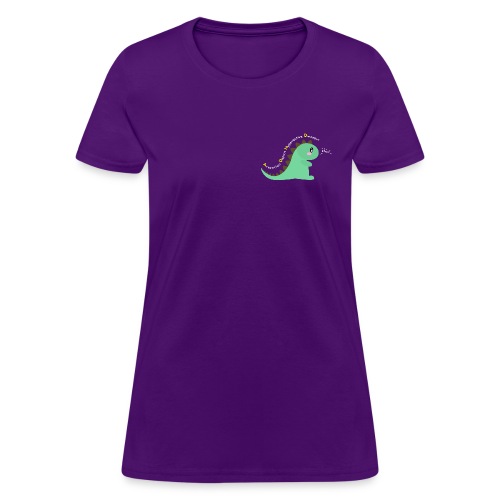 Attention Deficit Hyperactive Dinosaur (Corner) - Women's T-Shirt