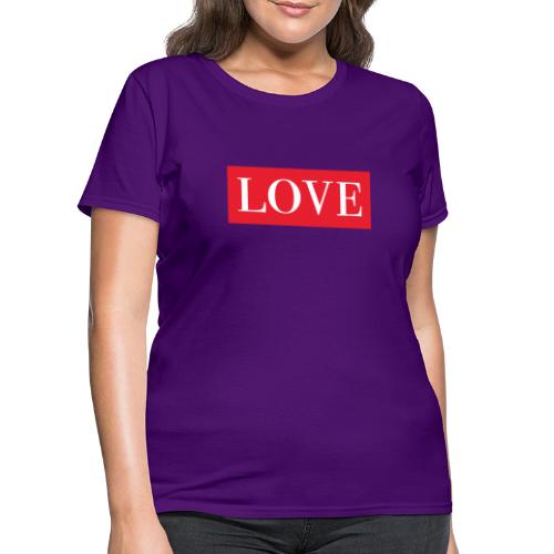 Red LOVE - Women's T-Shirt
