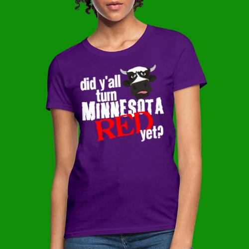 Turn Minnesota Red - Women's T-Shirt