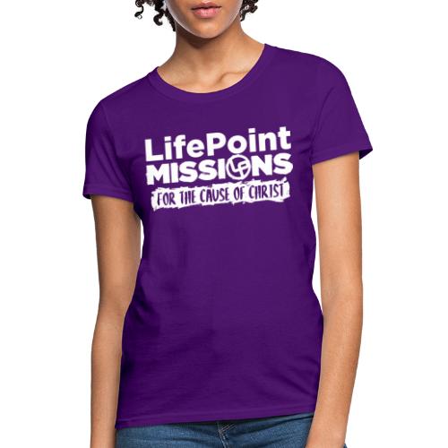 LifePoint Missions logo Main white - Women's T-Shirt