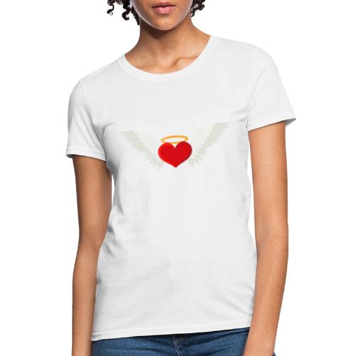 Winged heart - Angel wings - Guardian Angel - Women's T-Shirt