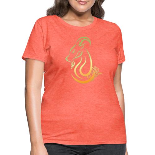 Capricorn Zodiac Sea Goat Astrology Logo - Women's T-Shirt