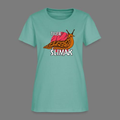 Tiger Ślimak Funny Polish Meme Animal Hybrid - Women's T-Shirt