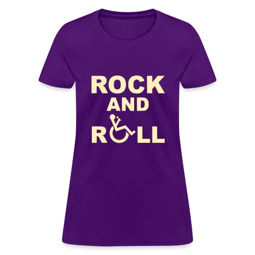 I rock and rollin my wheelchair * - Women's T-Shirt
