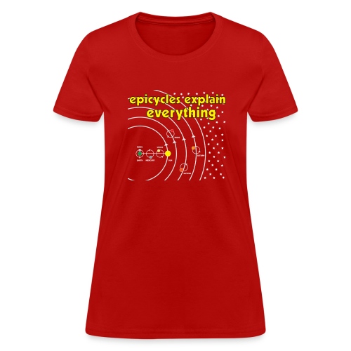 geocentric universe2 - Women's T-Shirt