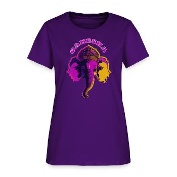 Ganesha - Women's T-Shirt - purple - Front