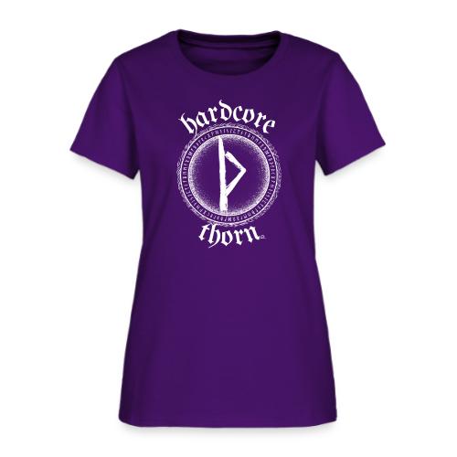 Hardcore Thorn (white design) - Women's T-Shirt