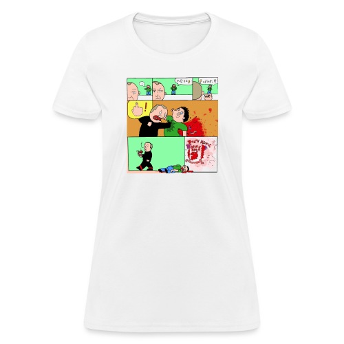wingtsunkungfu cartoon - Women's T-Shirt