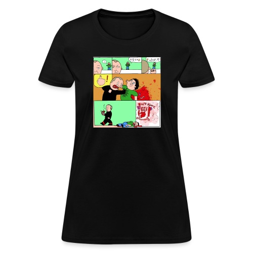 wingtsunkungfu cartoon - Women's T-Shirt
