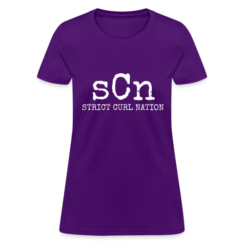 Strict curl nation logo - Women's T-Shirt