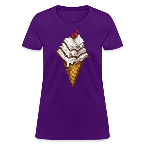 Ice Cream Books - Women's T-Shirt