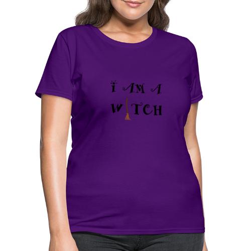 I Am A Witch Word Art - Women's T-Shirt