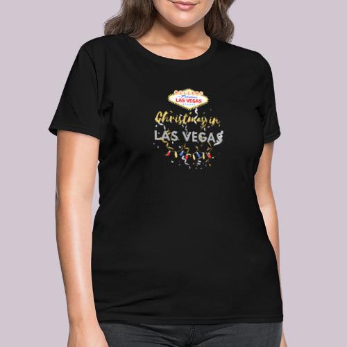 Christmas in Las Vegas - Women's T-Shirt
