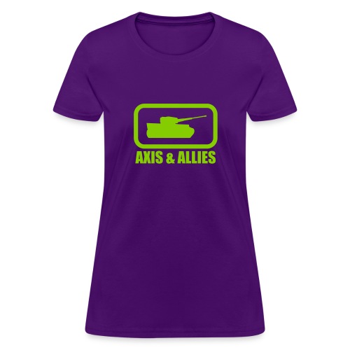 Tank Logo with Axis & Allies text - Multi-color - Women's T-Shirt