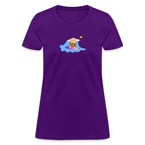 Surfing Bert, Full Color (tshirts) - Women's T-Shirt