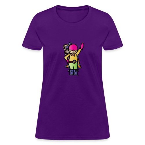 girl 4 melonheadz colored png - Women's T-Shirt