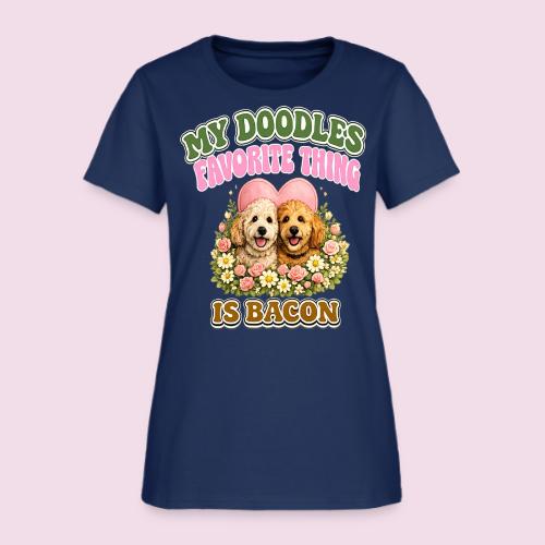 My Doodles Favorite Thing Is Bacon - Women's T-Shirt