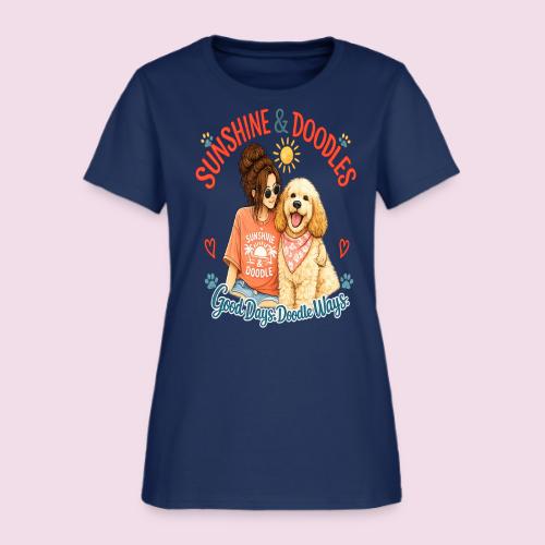 Sunshine & Doodles – Good Days, Doodle Ways - Women's T-Shirt