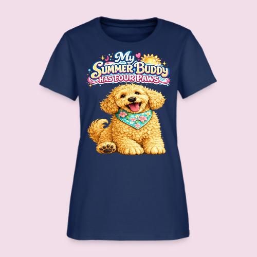 My Summer Buddy Has Four Paws - Women's T-Shirt