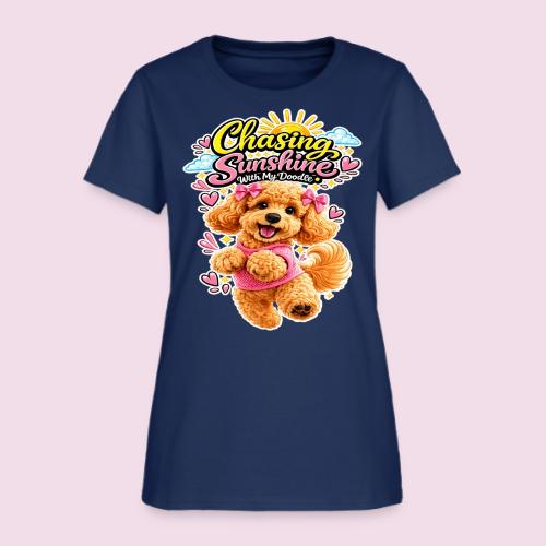 Chasing Sunshine With My Doodle - Women's T-Shirt