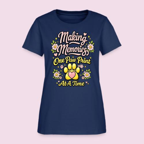 Making Memories One Paw Print At A Time - Women's T-Shirt