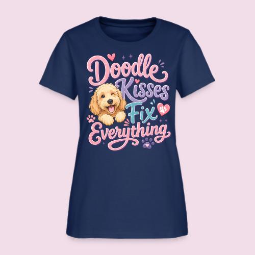 Doodle Kisses Fix Everything Dog Lover Gift - Women's T-Shirt