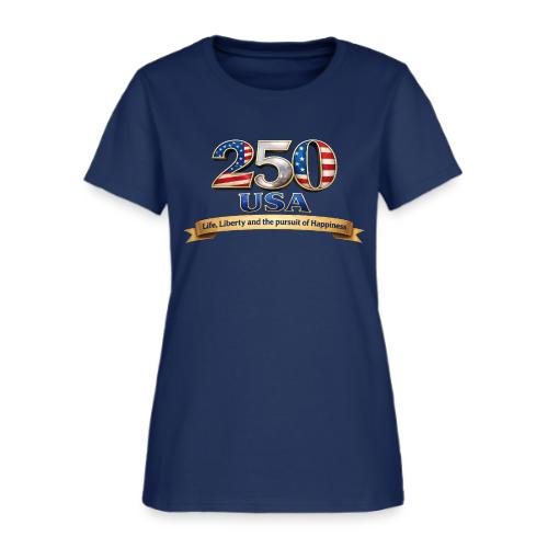 250 USA Liberty Banner - Women's T-Shirt