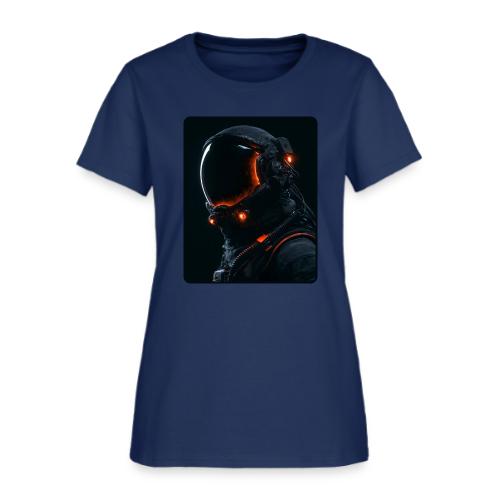 Futuristic Astronaut Helmet - Women's T-Shirt