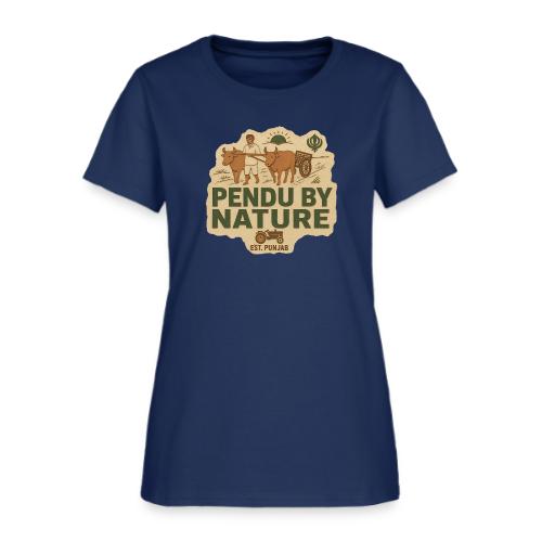 Pendu By Nature, Est. Punjab, rustic - Women's T-Shirt