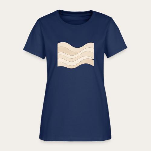 Soft Waves of Calm Relaxation - Women's T-Shirt