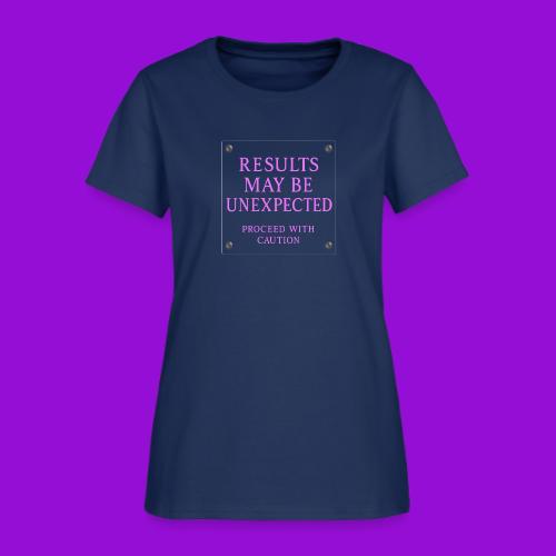 Results - Neon Purple - Women's T-Shirt