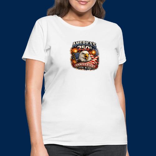 America 250th Anniversary Timeline Design - Women's T-Shirt