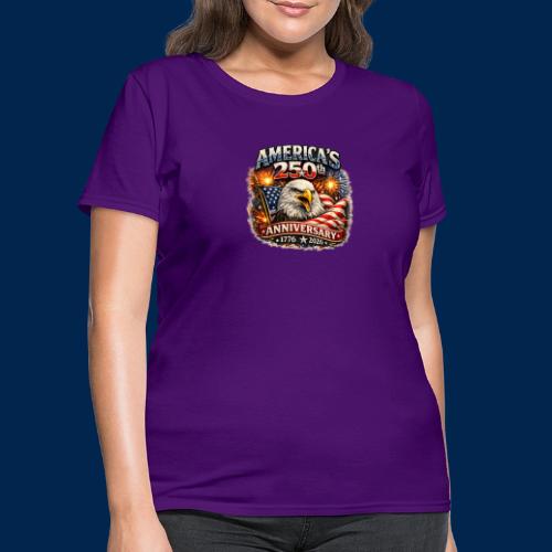America 250th Anniversary Timeline Design - Women's T-Shirt