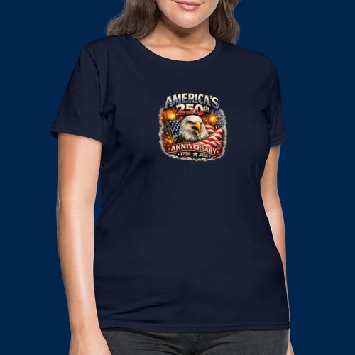 America 250th Anniversary Timeline Design - Women's T-Shirt