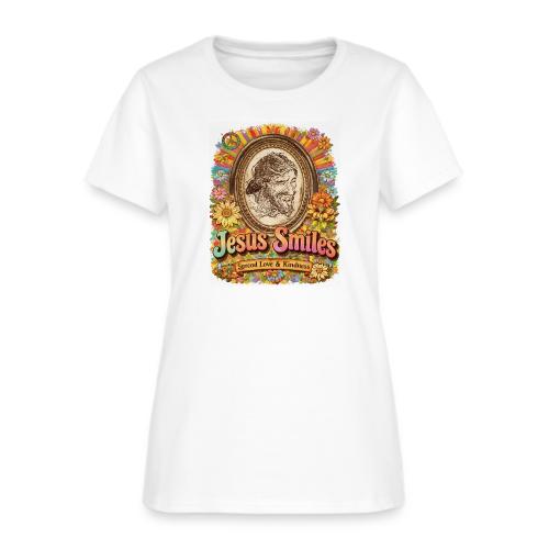 jesus-smile.com, Rare Portrait, Jesus the Healer. - Women's T-Shirt
