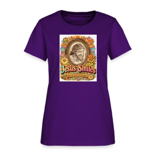 jesus-smile.com, Rare Portrait, Jesus the Healer. - Women's T-Shirt