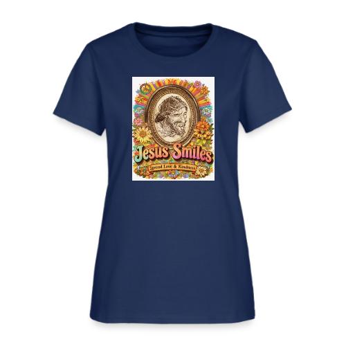 jesus-smile.com, Rare Portrait, Jesus the Healer. - Women's T-Shirt