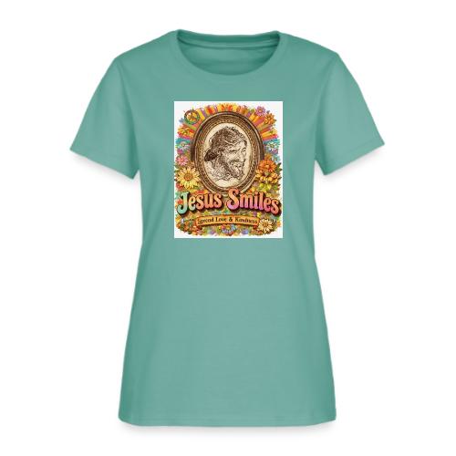jesus-smile.com, Rare Portrait, Jesus the Healer. - Women's T-Shirt