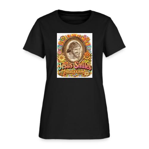 jesus-smile.com, Rare Portrait, Jesus the Healer. - Women's T-Shirt