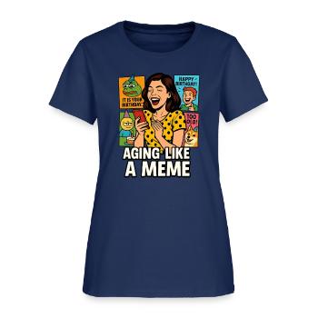 Girlfriend Birthday, Girlfriend Birthday - Women's T-Shirt -  blue dusk - Front