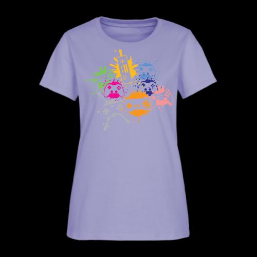 Colorful Controller Splash Art - Women's T-Shirt