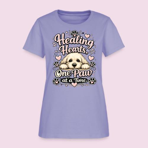 Healing Hearts, One Paw at a Time - Women's T-Shirt