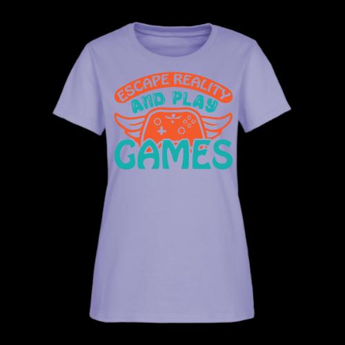 Escape Reality, Play Games - Women's T-Shirt