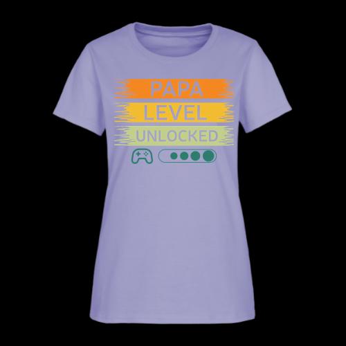 Papa Level Unlocked! - Women's T-Shirt