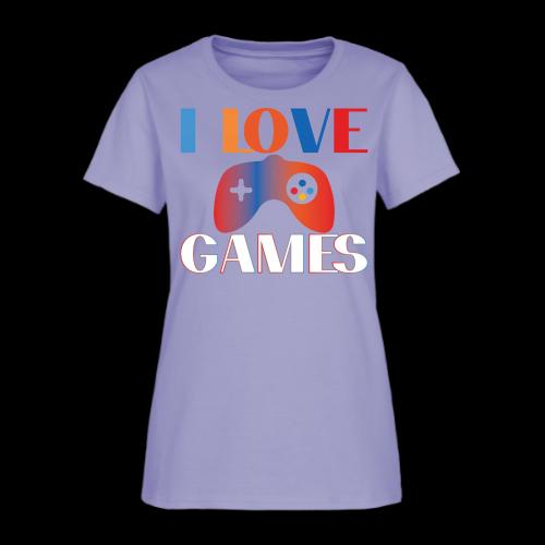 I Love Games Rainbow Controller - Women's T-Shirt